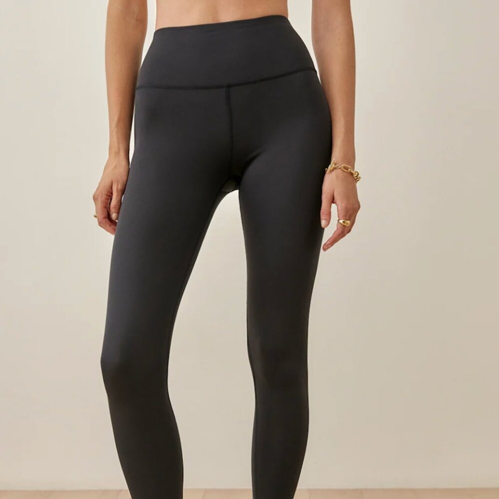 Reformation Ecomove High Rise Legging Black - Size S